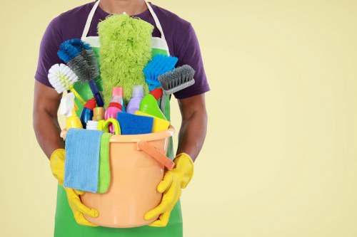 Professional cleaning team in Putney preparing a spotless home interior