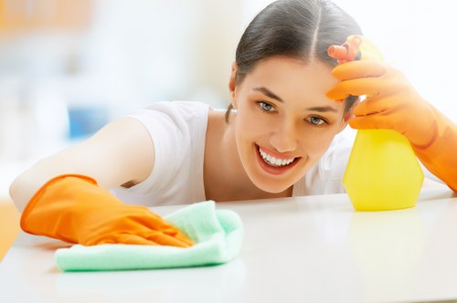 Professional deep cleaning for a Putney flat with dusting and floor care