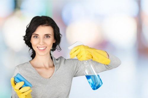 Professional house cleaning service for a Putney home interior