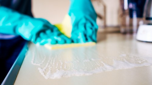 Commercial upholstery cleaning for waiting area seating in Putney