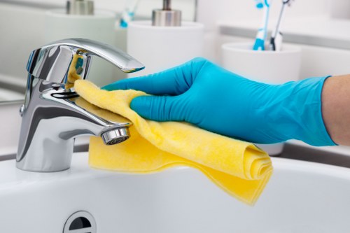 Local sofa cleaning equipment prepared for a Putney home